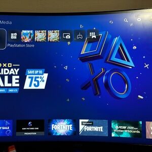 Sony PlayStation 5 Console - Blue Interface